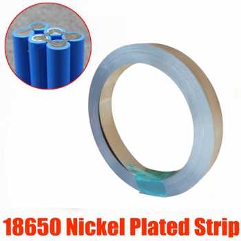 Gambar produk ZIYANG DIY 18650 Battery Nickel Plate Connector Welding 0.12x8mm 10M - V9