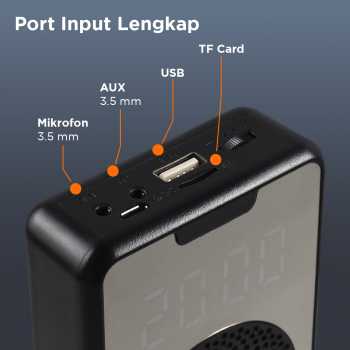Gambar produk Marway Speaker Pinggang Bluetooth Voice Amplifier LED Wireless - H3