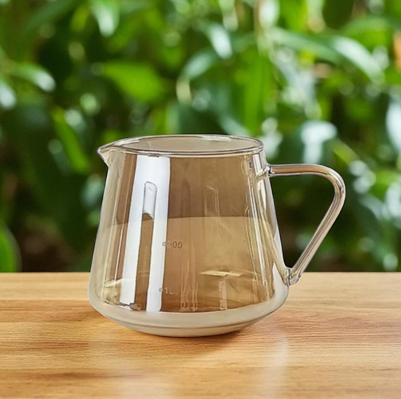 Gambar produk WURJO Teko Kopi Coffee Server V60 Borosilicate Glass 1-2 Cup 300ml - WJ9