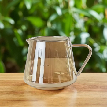 WURJO Teko Kopi Coffee Server V60 Borosilicate Glass 1-2 Cup 300ml - WJ9