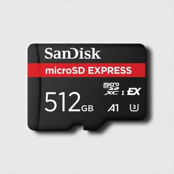 Gambar produk SanDisk microSD Express UHS-I Class 10 U3 880MB/s 512GB - SDSQXFN