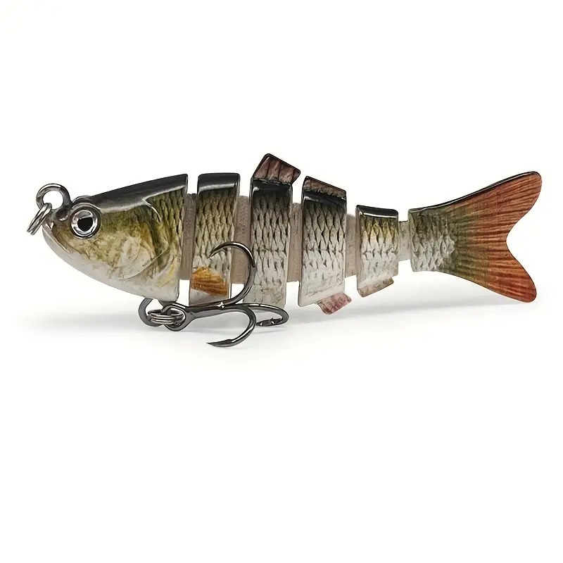 Gambar produk BASSLER Umpan Pancing Ikan Lifelike Fish Bait Lure 6 Section 10cm 18g - BS180