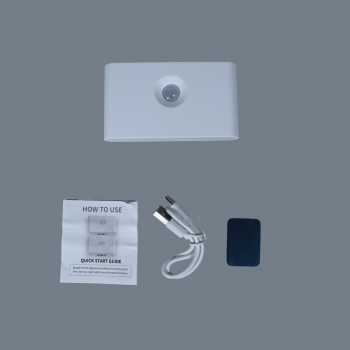 Gambar produk YTDMEN Lampu Dinding Hias Rumah Sensor PIR Round Warm White 2700K 0.2W - SX-SNL-A