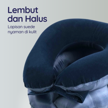 Gambar produk Urijk Bantal Leher Travel Angin 360 Support Inflatable Neck Pillow - M1345