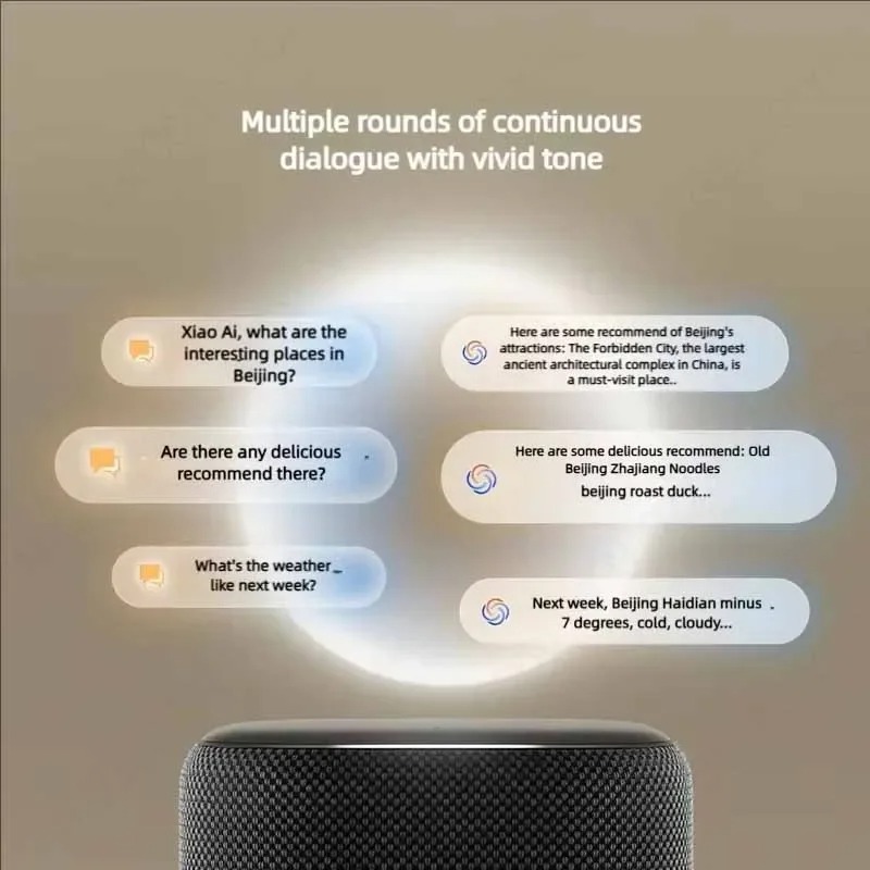 Gambar produk Xiaomi Speaker Bluetooth Portable WiFi Smart Control Super Xiao AI