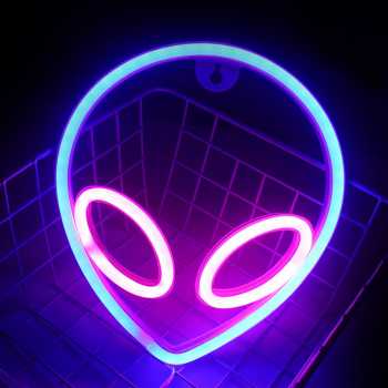 Gambar produk KEY-WIN Lampu Hias LED Neon Flex Battery and USB Power 1W Alien - M04