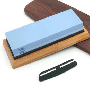 Gambar produk Onetwone Batu Asah Pisau Whetstone Knife Sharpener 2 Side 2000/6000 - LB2-6