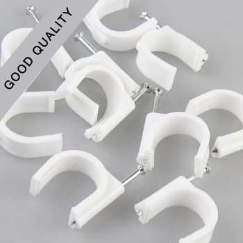 Gambar produk YUEQING Klip Kabel Cable Clip Round Wire Management 100 PCS with Box 16mm - YQ802