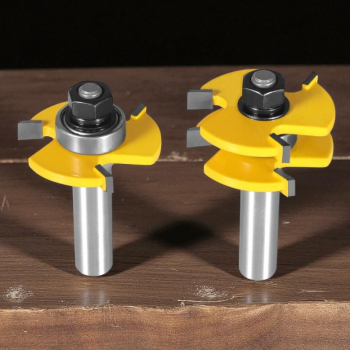 Gambar produk Yumun Mata Profil Kayu Tongue and Groove Milling Cutter 12.7mm 2 PCS - YTG