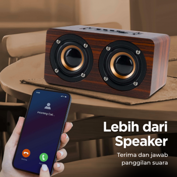 Gambar produk ANSUOFU Desktop Bluetooth Speaker Stereo Subwoofer - K5