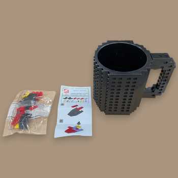 Gambar produk VKTECH Cangkir Minum Anak Block Build-On Brick Toy Mug 350ml - 936SN