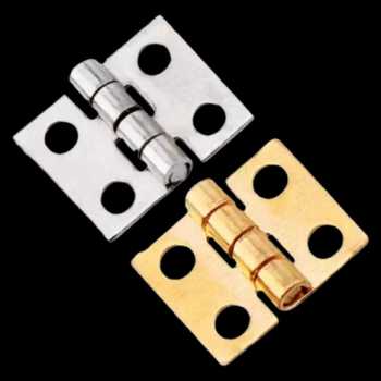 Gambar produk KitTraderEngsel Pintu Lemari Kabinet Door Hinge 4 Hole 10x8mm 10 PCS - KT581