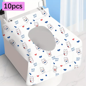 FMA Disposable Toilet Seat Covers for Travel Public Bathrooms 10PCS - FM-FF10