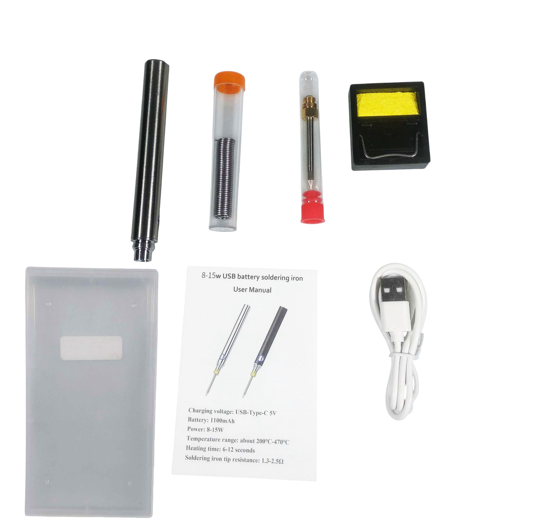 Gambar produk EVOD Solder Lithium Battery Grid USB Rechargeable 15W - CS32