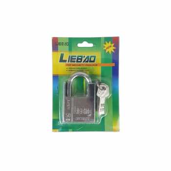 Gambar produk LIEBAO Gembok Rumah Anti Maling House Padlock Hardened Steel 50mm - LB-050