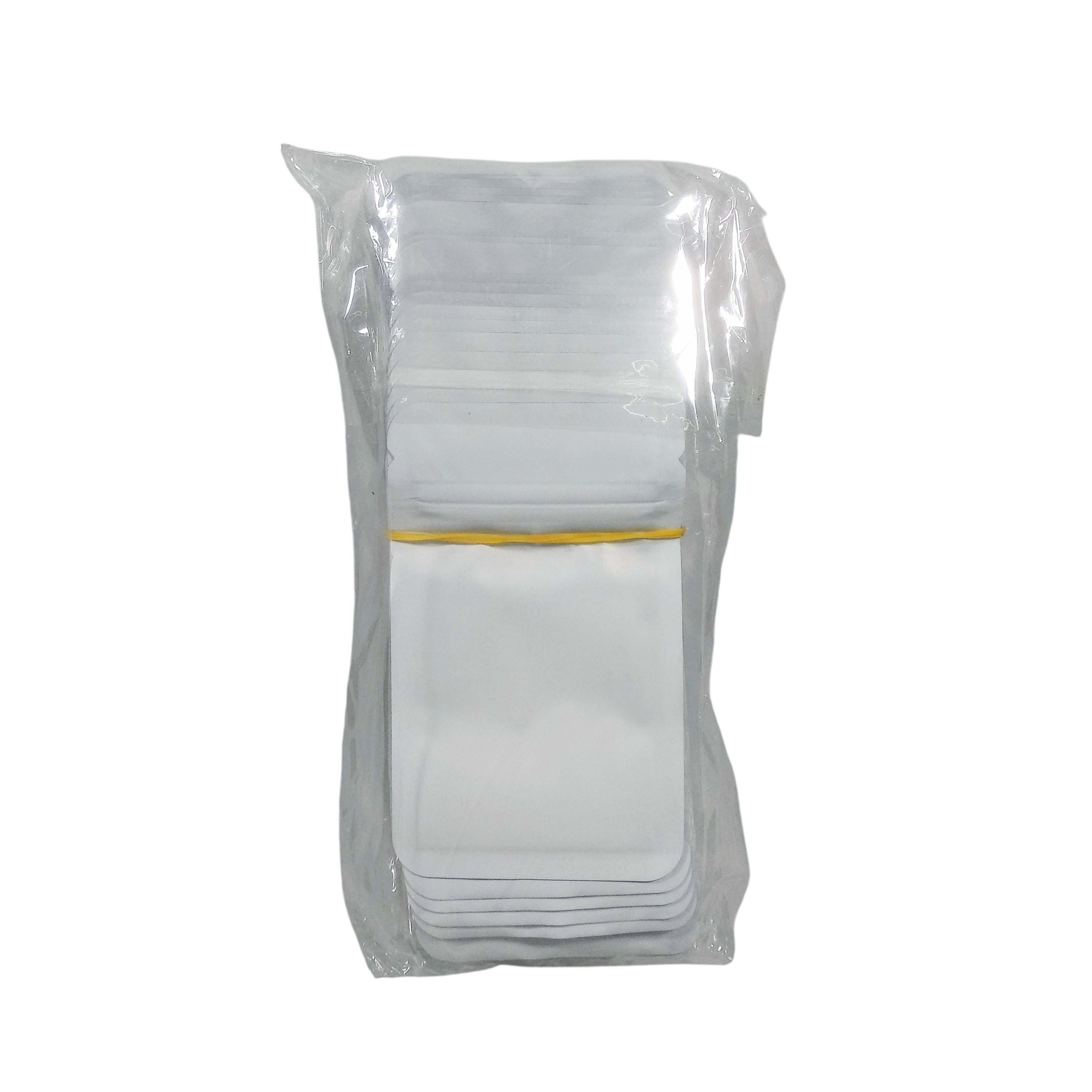 Gambar produk Ludth Plastik Seal Zip Lock Aluminum Plated Frosted Zipper Bag 100 PCS S - INU37