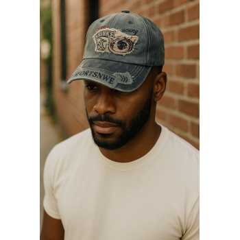 Gambar produk JAMONT Topi Baseball Cap Motif Bordir Shark - G139