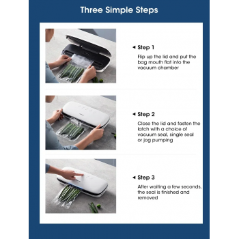 Gambar produk FMA Alat Vakum Makanan Vacuum Sealer Packaging Machine with 10PCS Bag - FM-V10