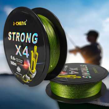 J-Cheng Senar Tali Pancing 4 Braided PE Fishing Line 100M - JC4180
