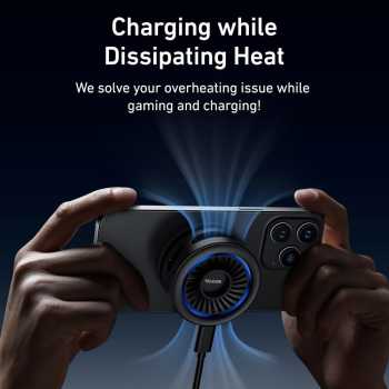 Gambar produk TELESIN Smartphone Cooling Fan Wireless Charging Kipas Pendingin 27W - P9-MPR-01-P