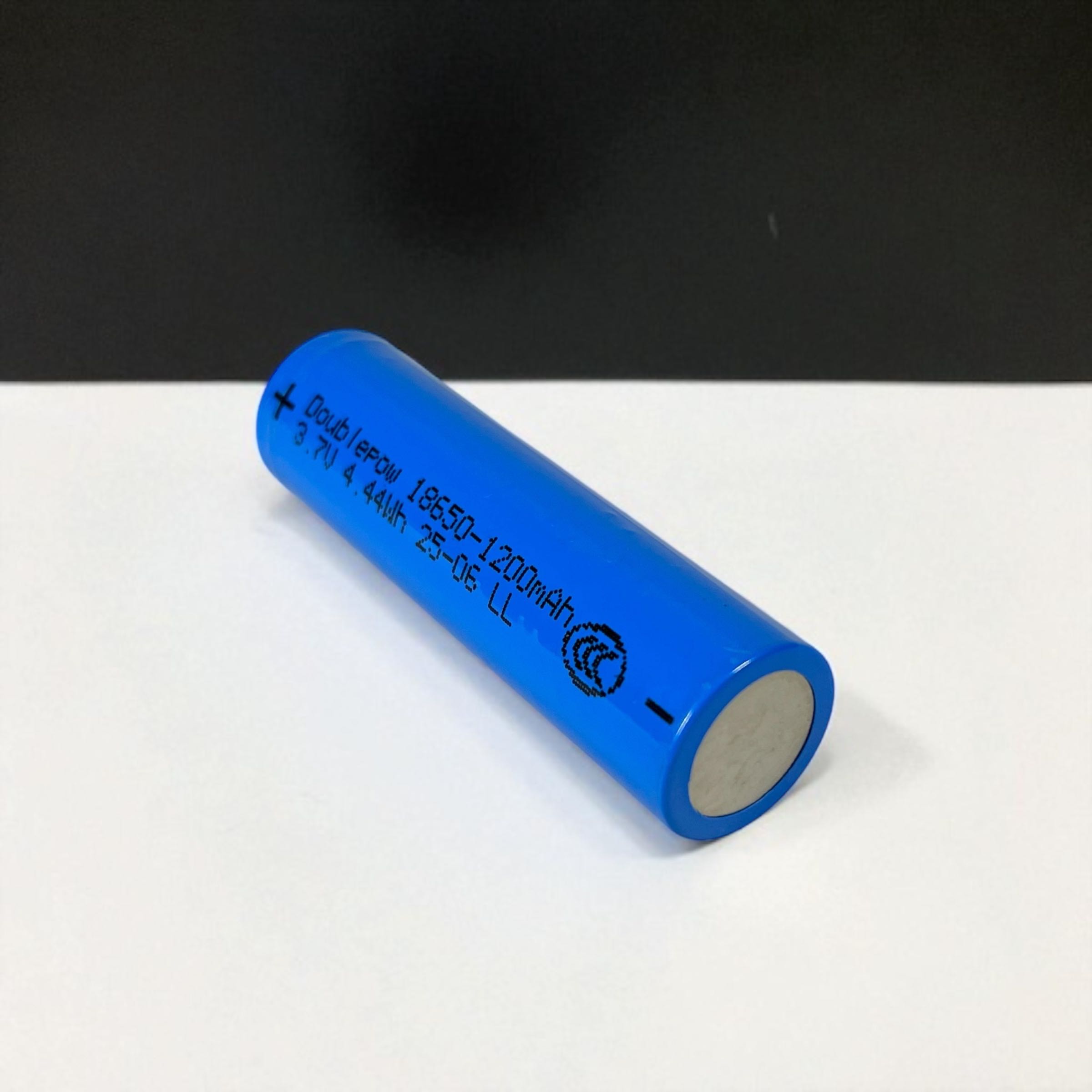 Gambar produk Doublepow Baterai Lithium Flat Top 18650 3.7V 1200mAh 1 PCS