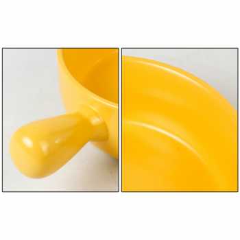 Gambar produk Glazed Mangkok Keramik Bowl Nordic Style with Handle - PJ535