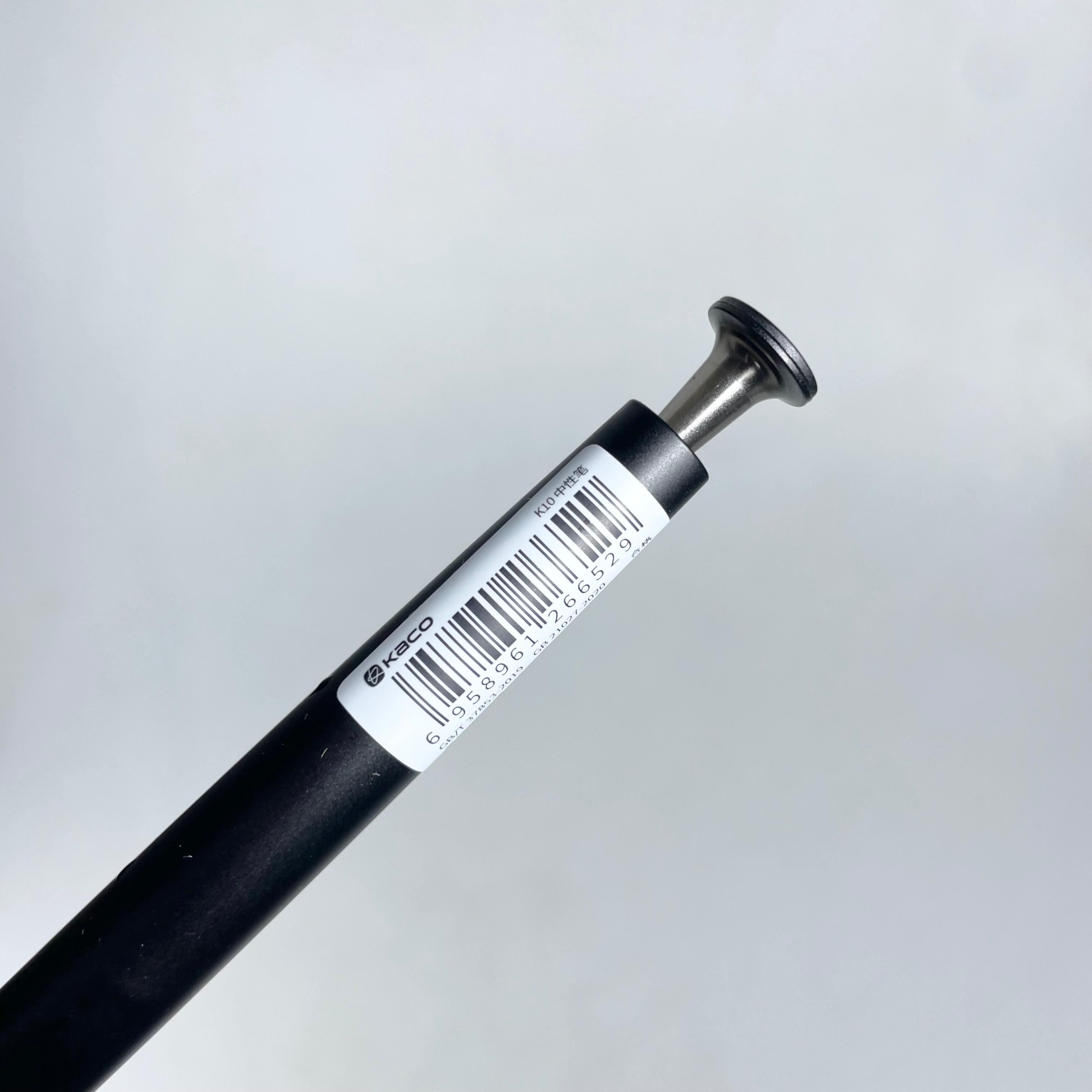 Gambar produk Kaco Pena Pulpen Gel 0.45mm Dual Ballpoint Quick Dry Black Ink 1 PCS - K10