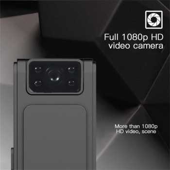 Gambar produk Centechia Spy Camera Full HD 1080p Night Vision Rotateable with Clip - A19