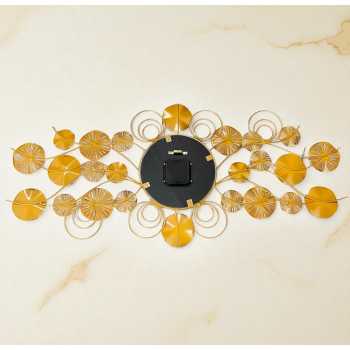 Gambar produk TaffHOME Jam Dinding Besi Elegan Modern Clock Silent Movement 99cm - F33898