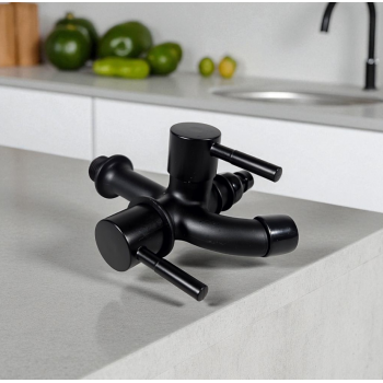 Gambar produk Suiton Keran Air Faucet 2in1 Water Outlet Mop Pool Stainless Steel - INU112
