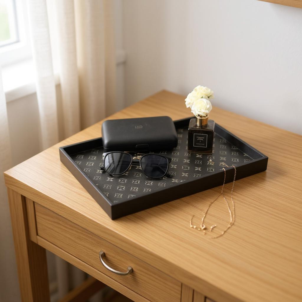 Gambar produk TORAI Nampan Kayu Elegan Serbaguna Wooden Rectangular Tray Small - T032