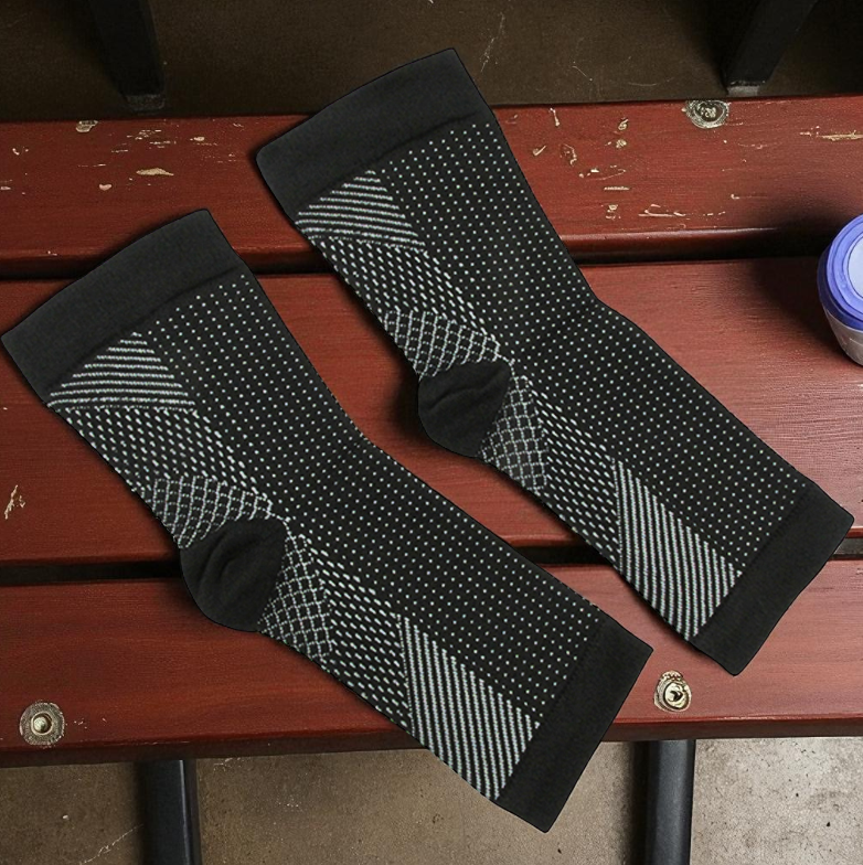 Gambar produk ECMLN Kaos Kaki Kesehatan Anti Fatigue Compression Sock Pria S/M - D-A113