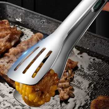 Gambar produk DONO Capitan Daging BBQ Jepitan Makanan Stainless Steel 304 Anti Slip 9 Inch - D-79