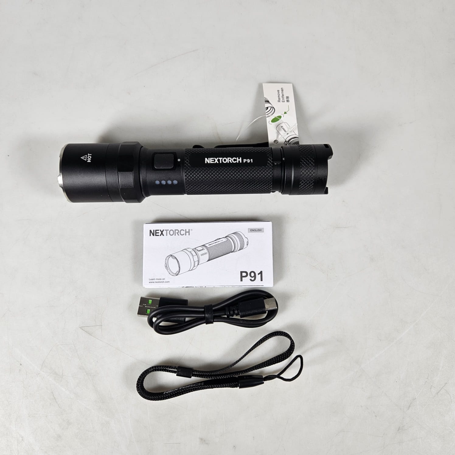 Gambar produk NEXTORCH Lampu Senter LED Penlight Tactical USB Type C 5000 Lumens - P91