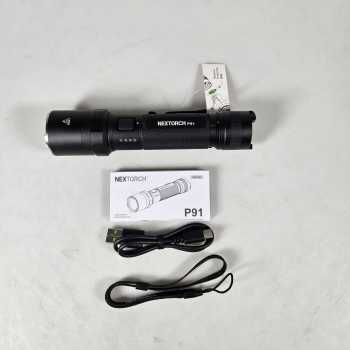 Gambar produk NEXTORCH Lampu Senter LED Penlight Tactical USB Type C 5000 Lumens - P91
