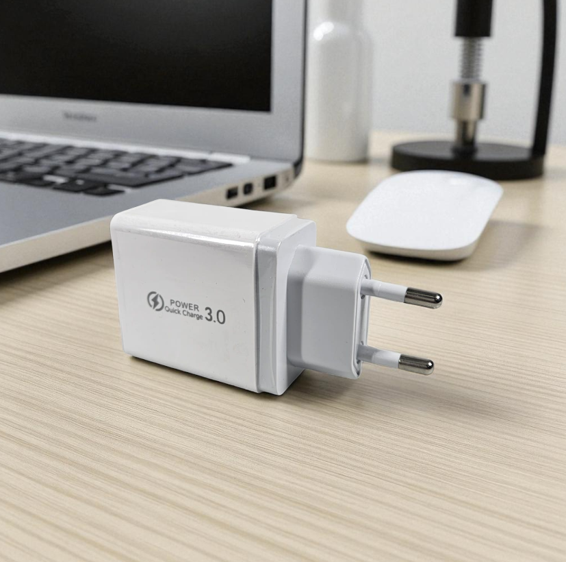 Gambar produk OLAF Charger USB Fast Charging QC 3.0 4 Port 48 W - BK-376