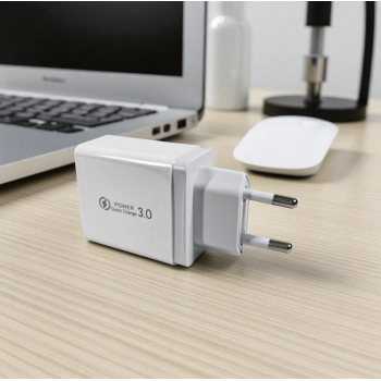 Gambar produk OLAF Charger USB Fast Charging QC 3.0 4 Port 48 W - BK-376