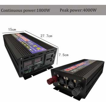 Gambar produk BEZAX Power Inverter Mobil Pure Sine Wave DC 60V to AC 220V 4000W - BZX40D