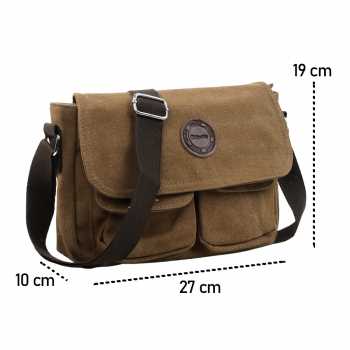 Gambar produk Rhodey Tas Selempang Messenger Bag Bahan Kanvas - 1008