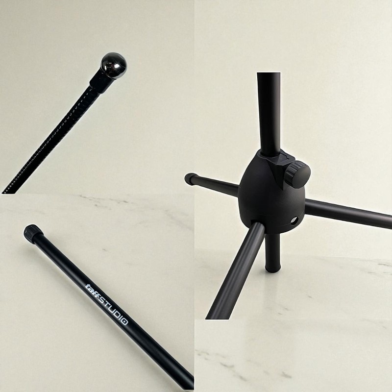 Gambar produk TaffSTUDIO Microphone and Smartphone Stand Holder 360 Degree - MS-70B