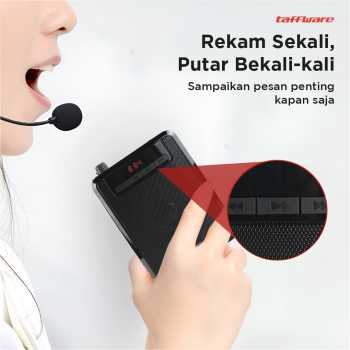 Gambar produk Taffware Megaphone Mikrofon Penguat Suara Tourguide Speaker 125dB - K300