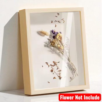 YIXUE Bingkai Foto Ornamen Minimalist Wooden Shadow Box Stand 3D - YE5
