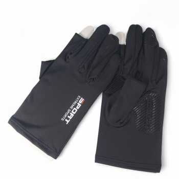 Gambar produk FMA Ice Silk Half Finger Cycling Gloves Unisex Outdoor Sports - FM-IS