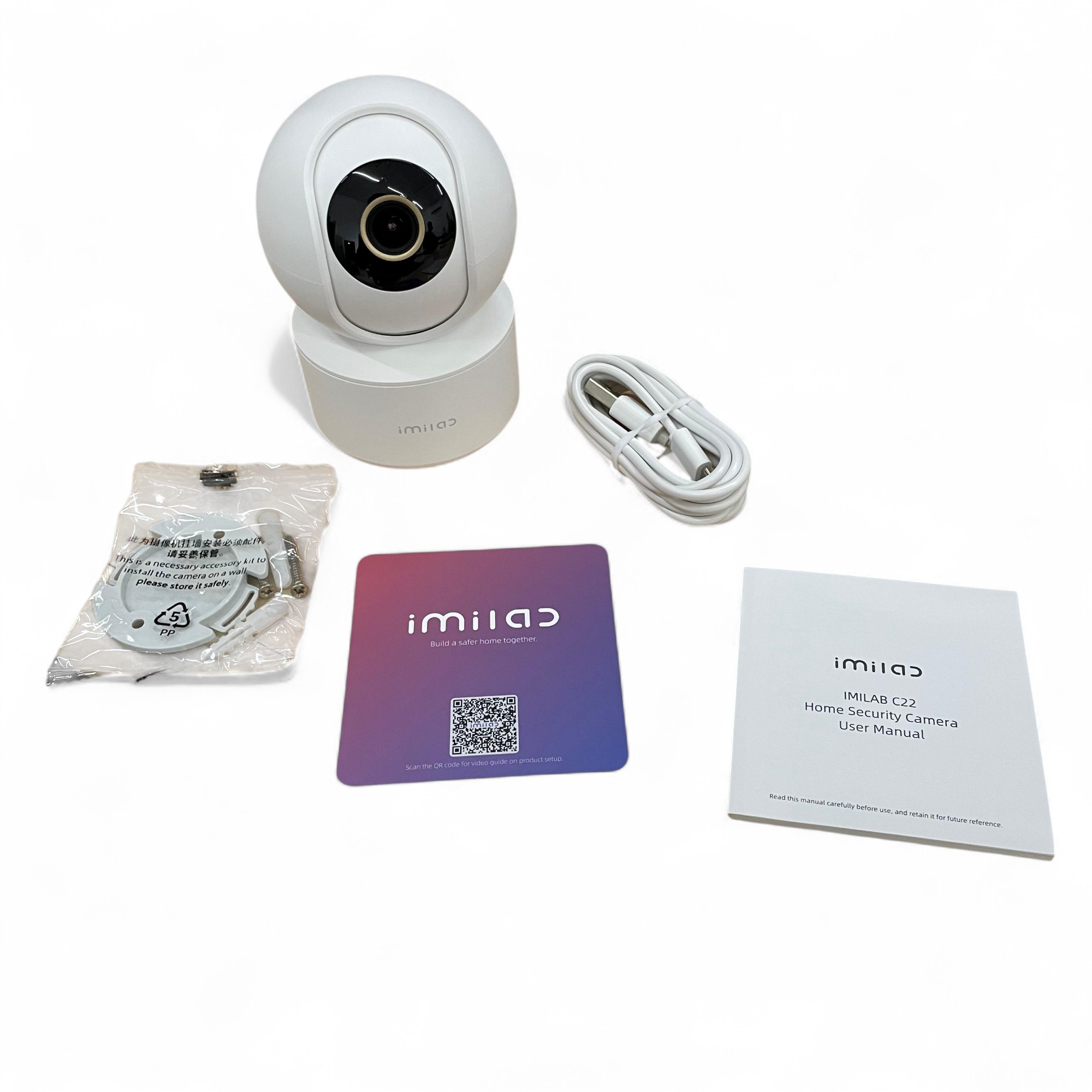 Gambar produk IMILAB Kamera CCTV Smart Google Home Alexa 360 Rotation Full HD 3K - C22