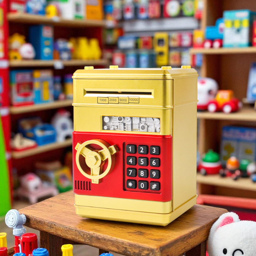 Gambar produk TARA Celengan Anak Electronic Bank Safe Box Money Model Brankas - T-8815