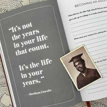 Gambar produk BOKME Buku Jurnal Leather Journal Personalized Father Guided Notebook - BK3