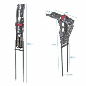 Gambar produk LIXADA Bracket Joran Pancing Ikan Automatic Spring Lifting - V-004