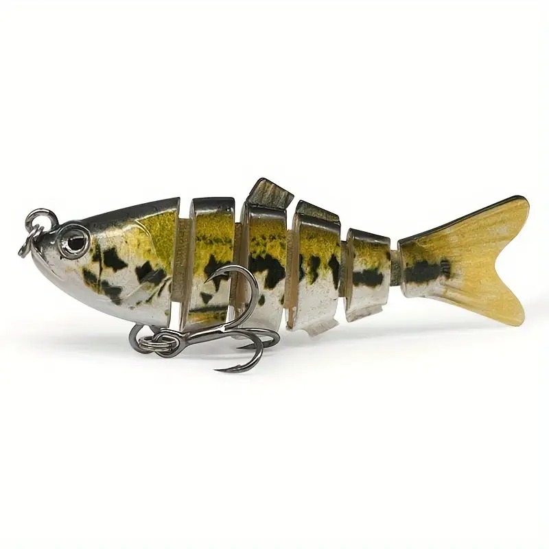 Gambar produk BASSLER Umpan Pancing Ikan Lifelike Fish Bait Lure 6 Section 10cm 18g - BS180