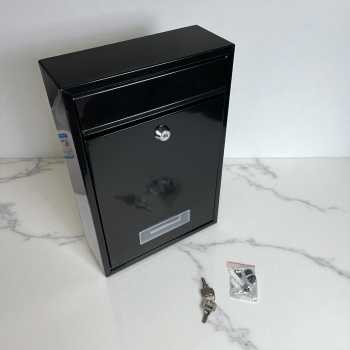 Gambar produk JUNLANG Kotak Surat Pos Metal Mailbox Outdoor with Lock 21.5x9x32cm - KH-32
