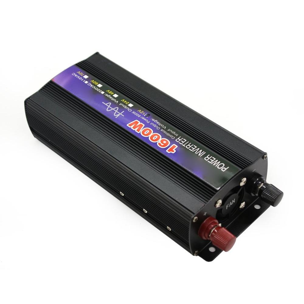 Gambar produk BEZAX Power Inverter Mobil Pure Sine Wave AC 220V 1600W DC 48V - BEZAX